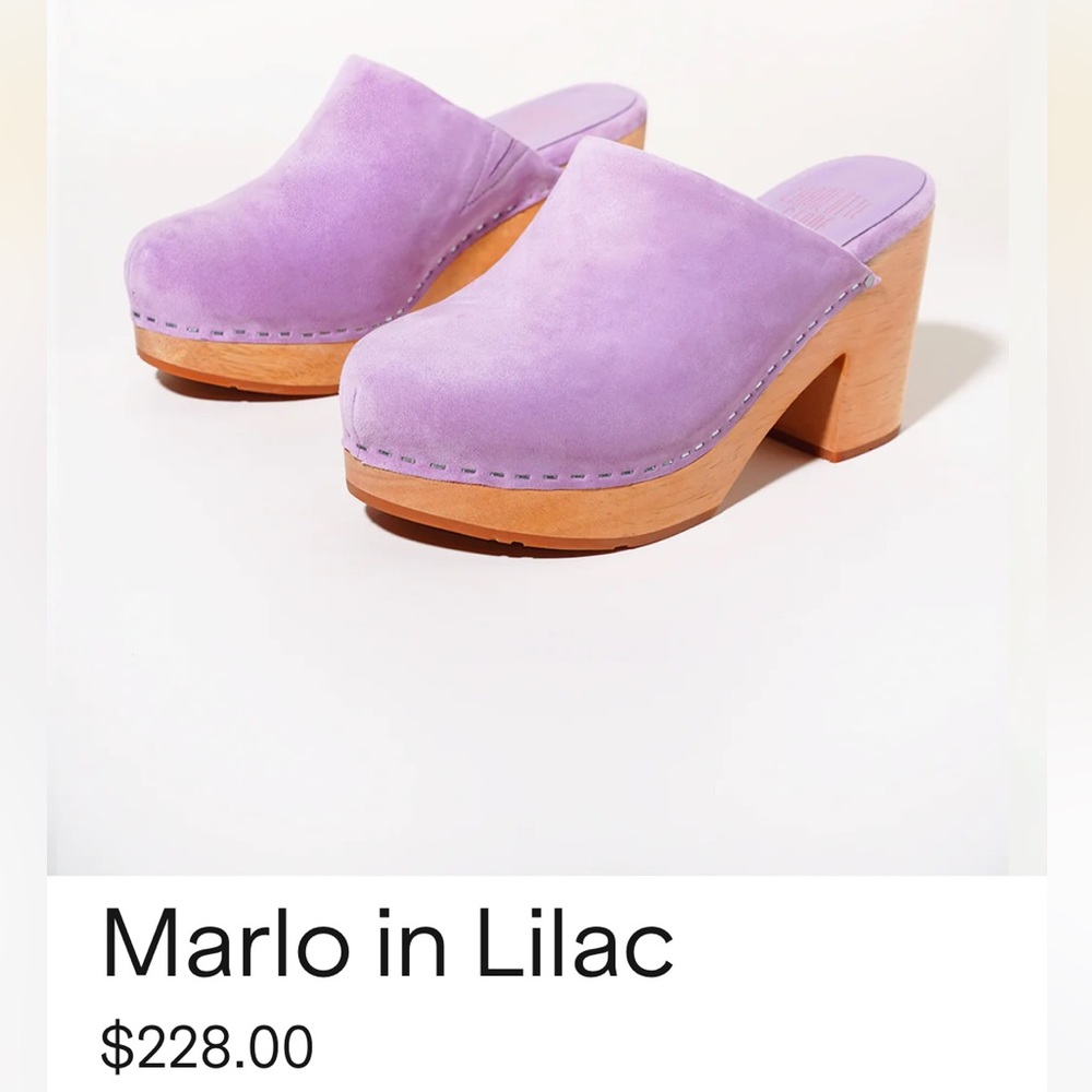 Charlotte Stone Marlo Clogs - Lilac